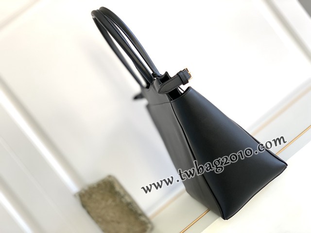 Celine專櫃2023新款黑色小牛皮購物袋 168108 賽琳中號光滑小牛皮托特包 sldj2316